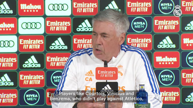 Carlo Ancelotti: 'We have to play well against Levante'
